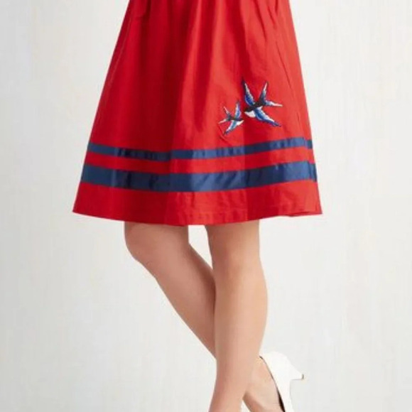 UNICORN ALERT Modcloth "Stay by My Seaside" Skirt - Picture 2 of 2